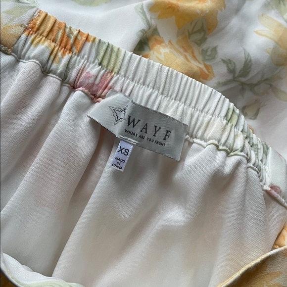 Wayf Floral Layered Maxi Skirt - Cream and Pastel - Picture 7 of 7